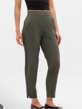 Athleta Brooklyn Ankle pants Sz 12 green